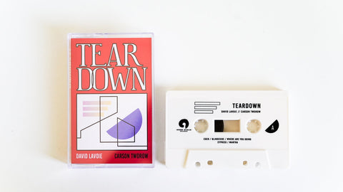 David Lavoie & Carson Tworow - TEARDOWN - BRAND NEW CASSETTE TAPE