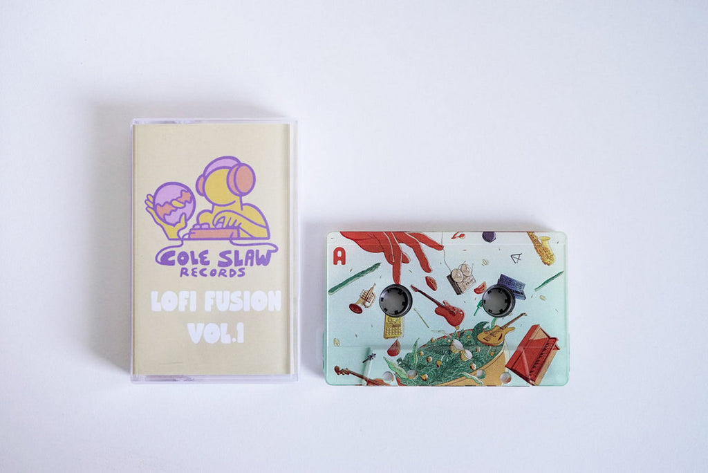 Cole Slaw Records - Lofi Fusion Vol. 1 - BRAND NEW CASSETTE TAPE