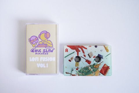 Cole Slaw Records - Lofi Fusion Vol. 1 - BRAND NEW CASSETTE TAPE