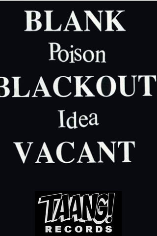 POISON IDEA - blank blackout vacant - BRAND NEW CASSETTE TAPE