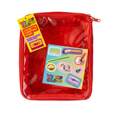 Red Cassette Tape Holder Carry Bag Case - Holds 20 tapes - BRAND NEW