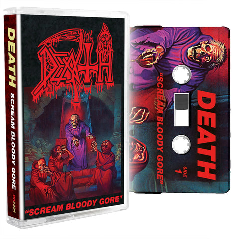 DEATH - Scream Bloody Gore [UV REISSUE] - BRAND NEW CASSETTE TAPE