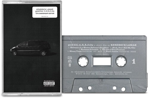 KENDRICK LAMAR - good Kid, M.A.A.D City (10th Anniversary Edition) [Black Cassette] - BRAND NEW CASSETTE TAPE