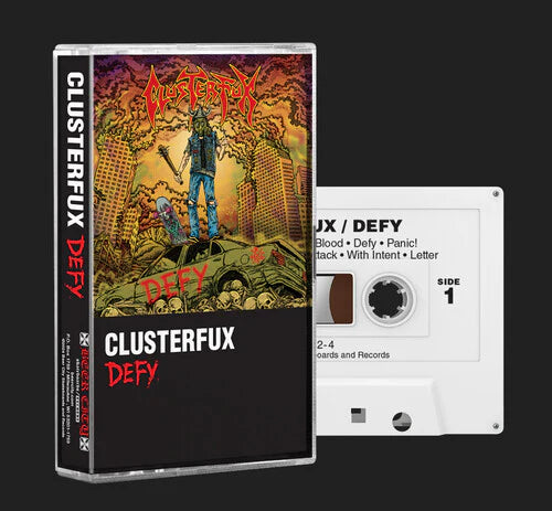 CLUSTERFUX - DEFY - BRAND NEW CASSETTE TAPE