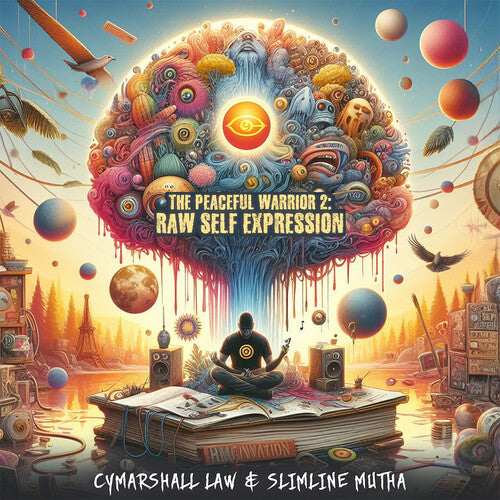 CYMARSHALL LAW / SLIMLINE MUTHA - The Peaceful Warrior 2: Raw Self Expression Artist - BRAND NEW CASSETTE TAPE