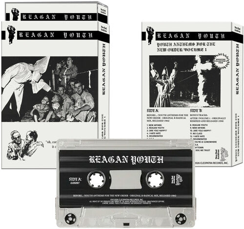 REAGAN YOUTH - Youth Anthems For The New Order: Volume 1 - BRAND NEW CASSETTE TAPE