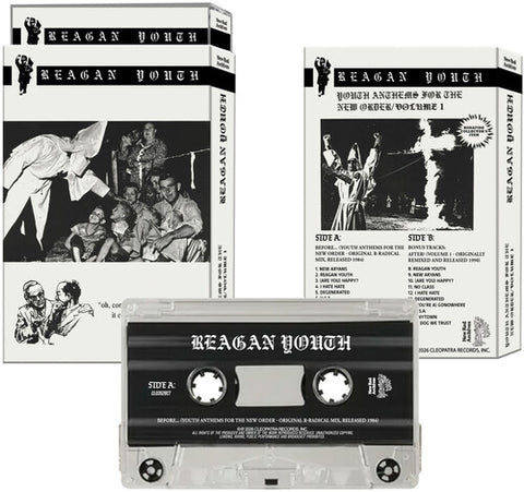 REAGAN YOUTH - Youth Anthems For The New Order: Volume 1 - BRAND NEW CASSETTE TAPE