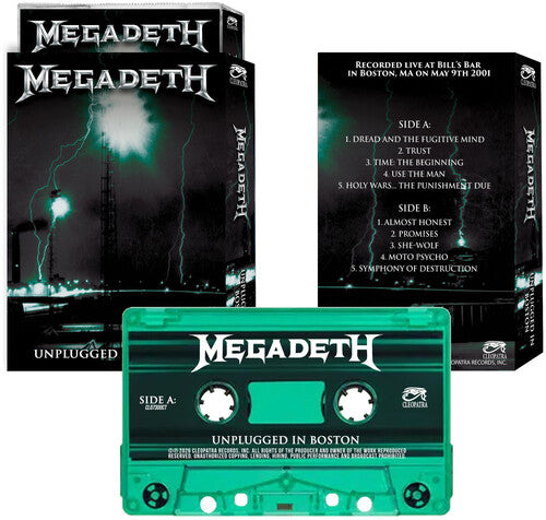 MEGADETH - Unplugged In Boston - BRAND NEW CASSETTE TAPE