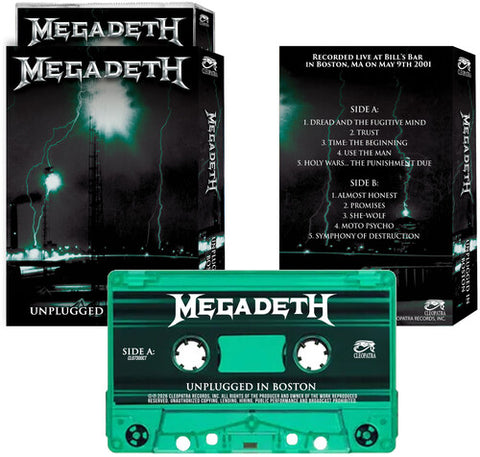 MEGADETH - Unplugged In Boston - BRAND NEW CASSETTE TAPE