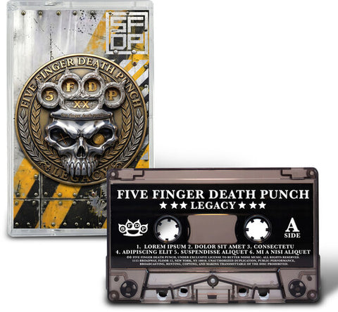 FIVE FINGER DEATH PUNCH - Legacy - BRAND NEW CASSETTE TAPE