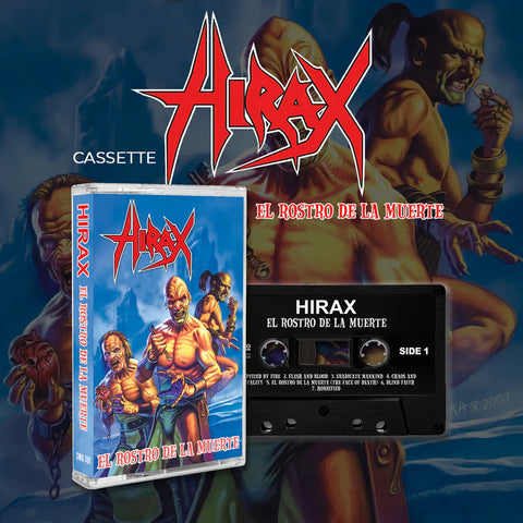 HIRAX - El Rostro De La Muerte - BRAND NEW CASSETTE TAPE