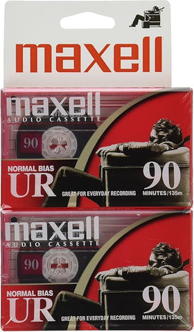 Maxell UR90  Cassette Tape (2 Pack)