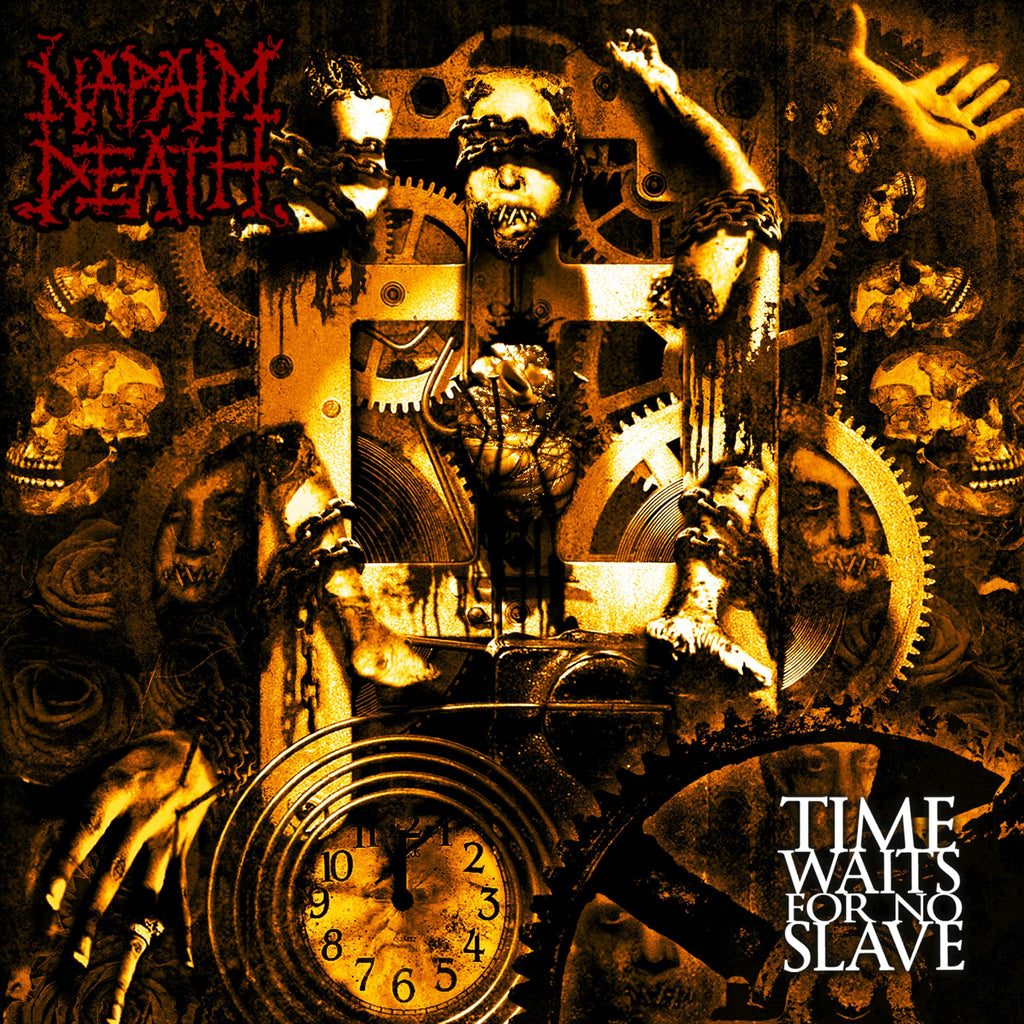 NAPALM DEATH - Time Waits for No Slave [smoke tint] - BRAND NEW CASSETTE TAPE