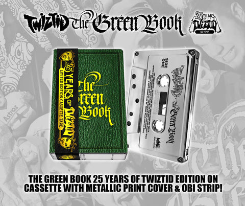 TWIZTID "THE GREEN BOOK" 25 YEARS OF TWIZTID EDITION - BRAND NEW CASSETTE TAPE