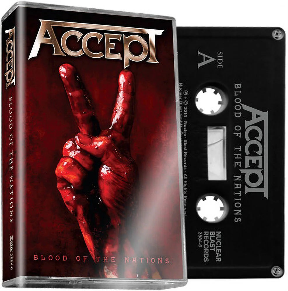 ACCEPT - Blood Of The Nations - BRAND NEW CASSETTE TAPE