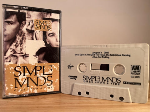 SIMPLE MINDS - once upon a time - CASSETTE TAPE