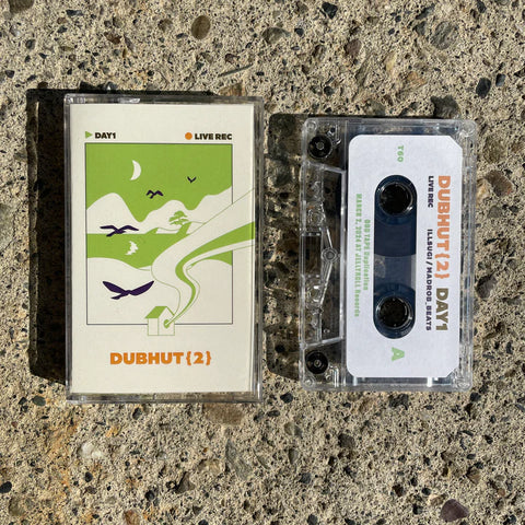 DUBHUT (2) DAY 1 - various artists - BRAND NEW CASSETTE TAPE