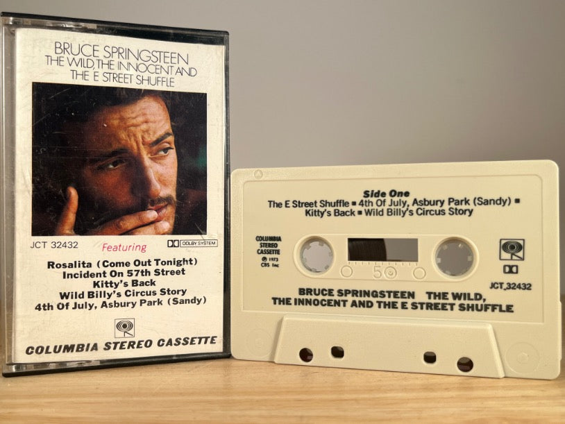 BRUCE SPRINGSTEEN - The Wild, The Innocent And The E Street Shuffle - CASSETTE TAPE