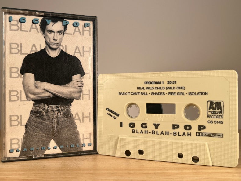 IGGY POP - Blah-Blah-Blah - CASSETTE TAPE