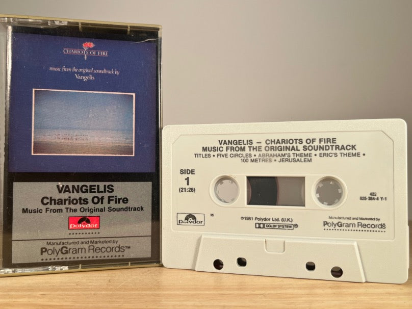 VANGELIS - Chariots of Fire (Original Motion Picture Soundtrack) - CASSETTE TAPE