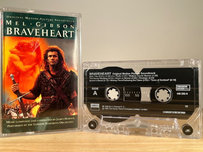 JAMES HORNER - Braveheart (Original Motion Picture Soundtrack) - CASSETTE TAPE