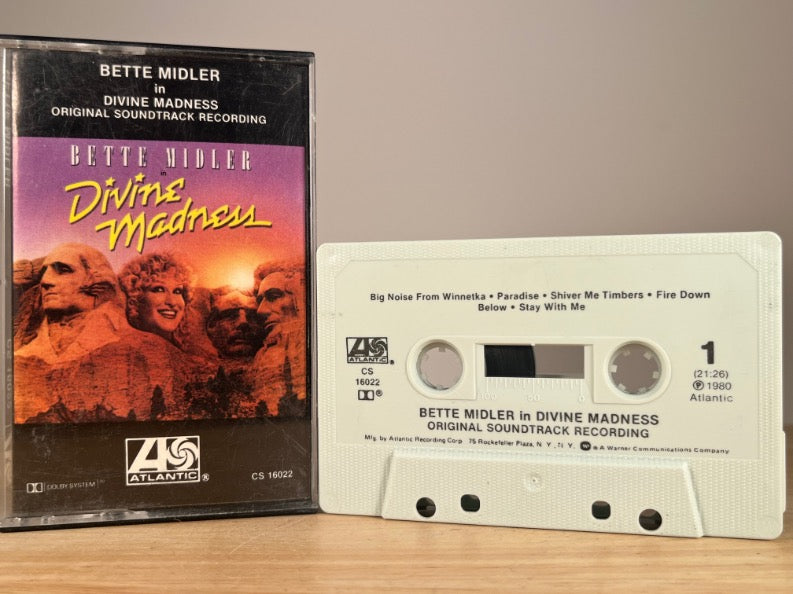 BETTE MIDLER - Divine Madness (Original Soundtrack Recording) - CASSETTE TAPE