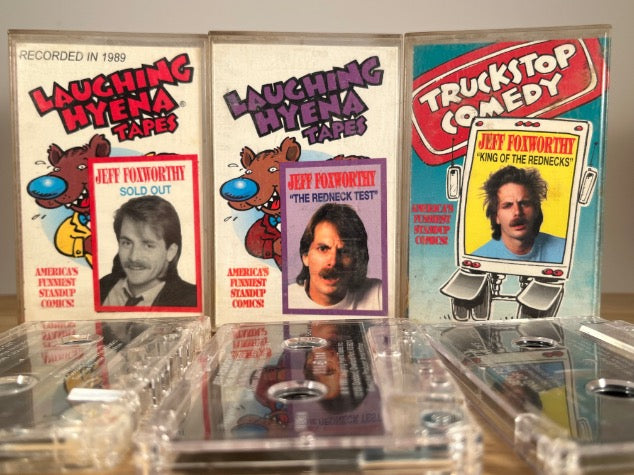 JEFF FOXWORTHY - 3x tapes - CASSETTE TAPES