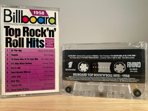 VARIOUS ARTISTS - Billboard Top Rock 'n' Roll Hits: 1958 - CASSETTE TAPE