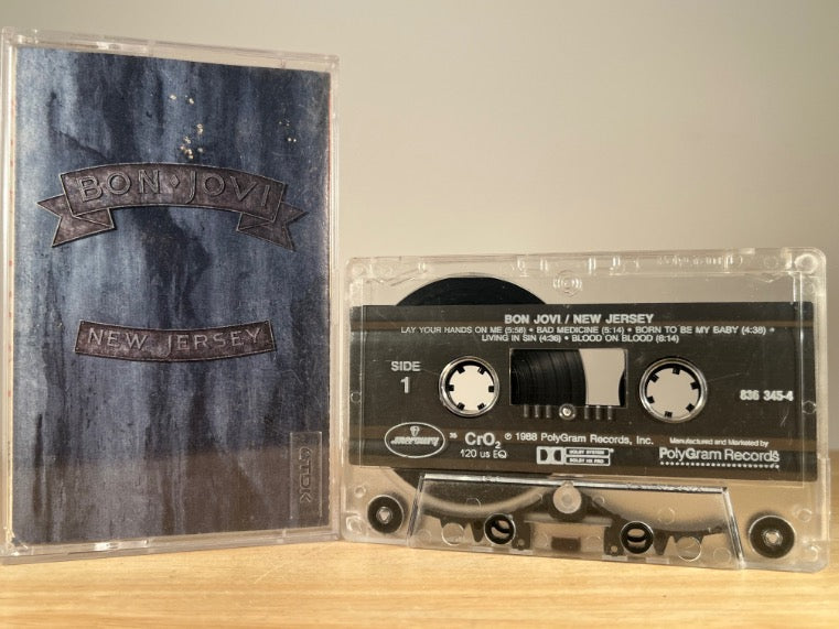 BON JOVI - New Jersey - CASSETTE TAPE