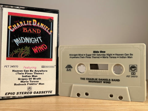 THE CHARLIE DANIELS BAND – Midnight Wind – CASSETTE TAPE