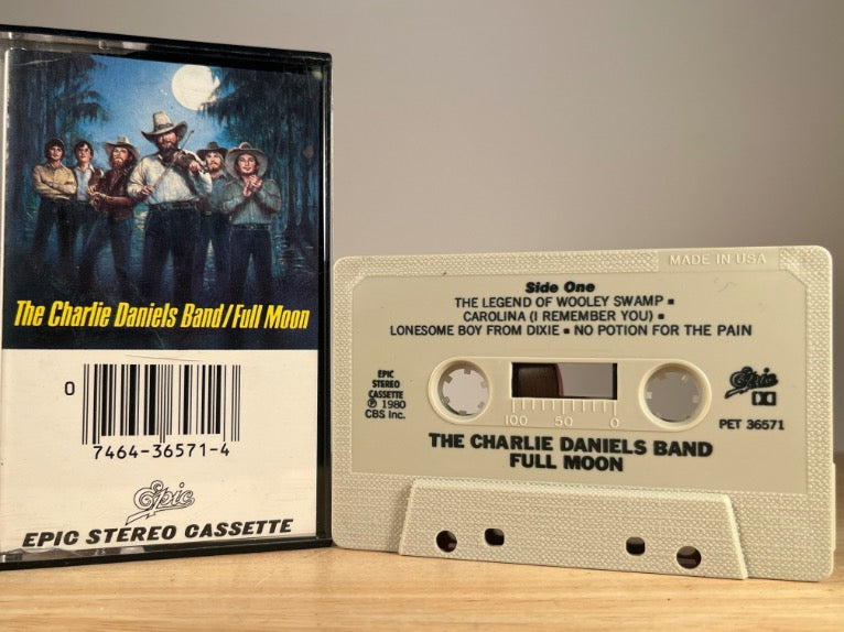 THE CHARLIE DANIELS BAND – Full Moon – CASSETTE TAPE