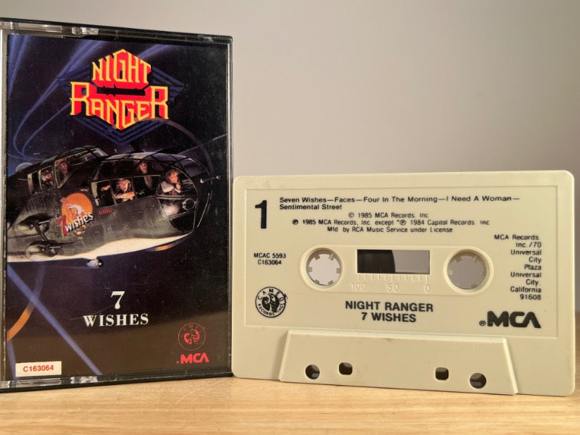 NIGHT RANGER – 7 Wishes – CASSETTE TAPE