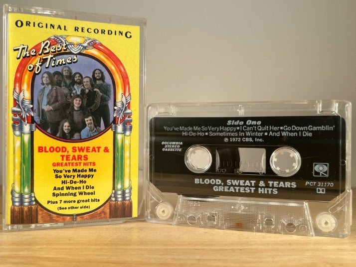 BLOOD, SWEAT & TEARS – Greatest Hits – CASSETTE TAPE