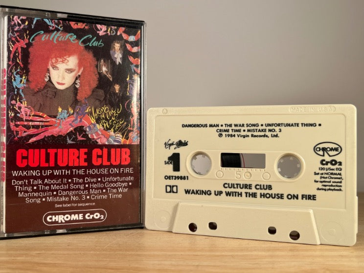 CULTURE CLUB – Waking Up With The House On Fire – CASSETTE TAPE