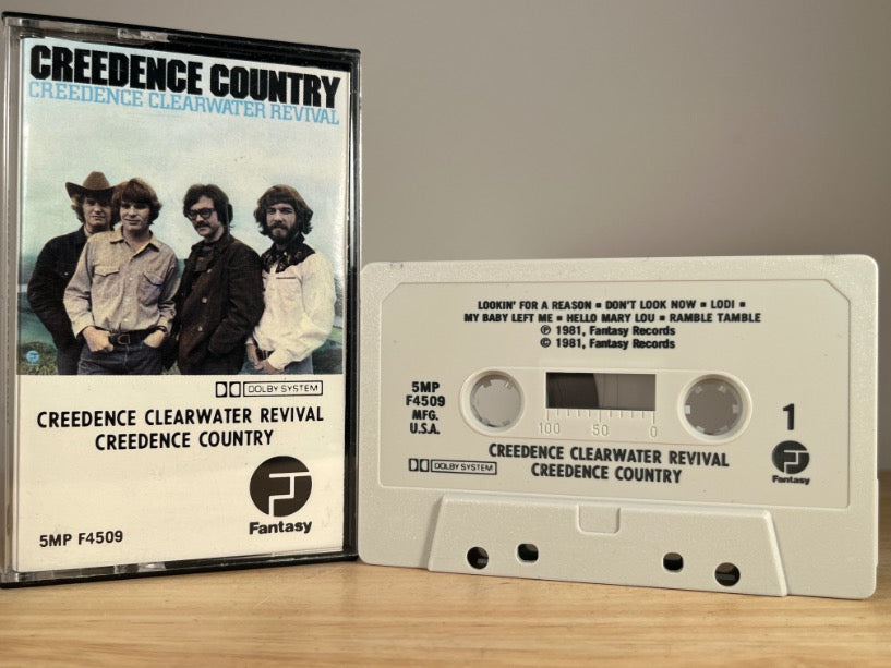 CREEDENCE CLEARWATER REVIVAL – Creedence Country – CASSETTE TAPE