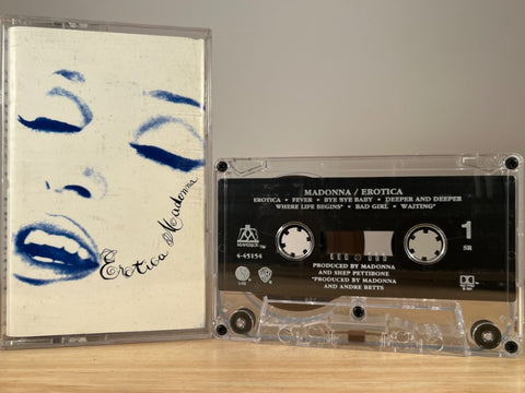 MADONNA – Erotica – CASSETTE TAPE