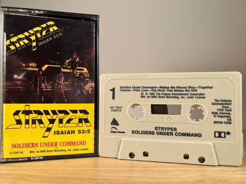 STRYPER – Soldiers Under Command – CASSETTE TAPE