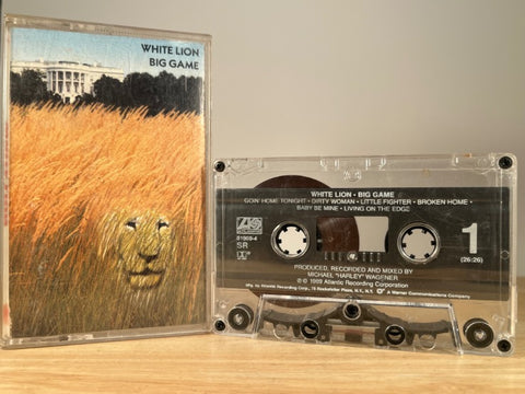 WHITE LION - Big Game - CASSETTE TAPE