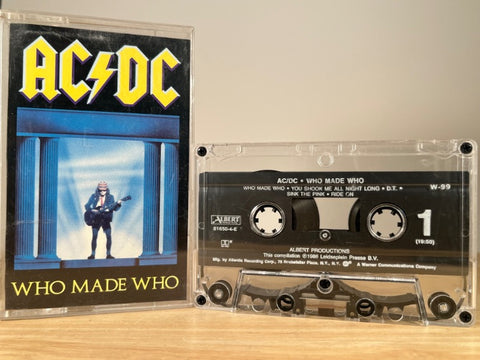 AC/DC - Who Made Who - CASSETTE TAPE