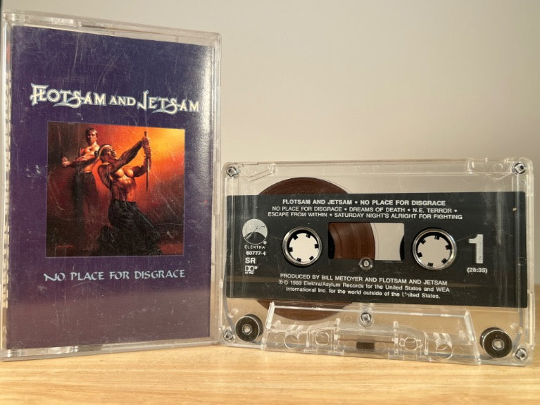 FLOTSAM AND JETSAM - No Place for Disgrace - CASSETTE TAPE