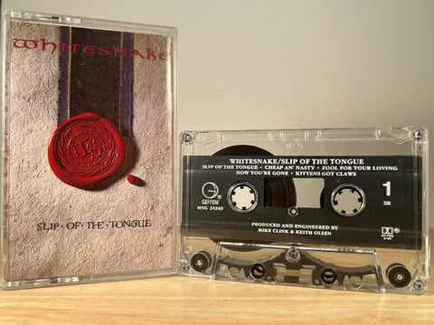 WHITESNAKE - Slip of the Tongue - CASSETTE TAPE