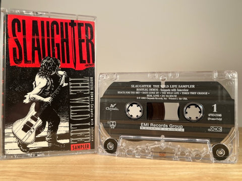 SLAUGHTER - The Wild Life Sampler - CASSETTE TAPE