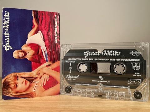 GREAT WHITE - Once Bitten twice shy [cassingle] - CASSETTE TAPE