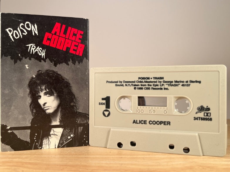 ALICE COOPER - Poison / Trash [cassingle] - CASSETTE TAPE