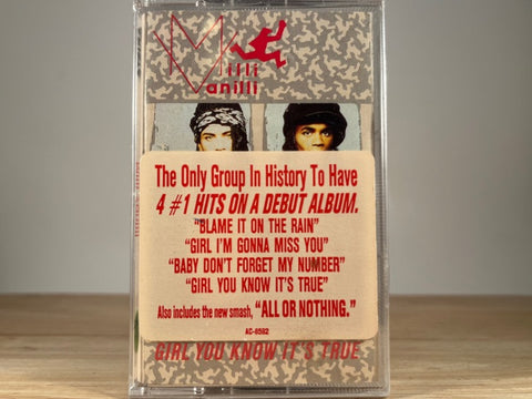 MILLI VANILI - Girl You Know It’s True - BRAND NEW CASSETTE TAPE