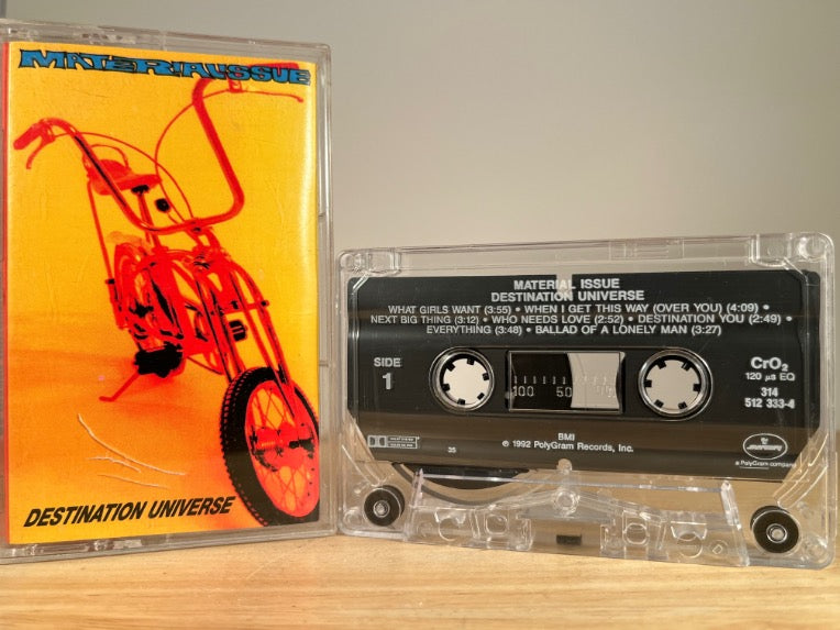 MATERIAL ISSUE – Destination Universe – CASSETTE TAPE