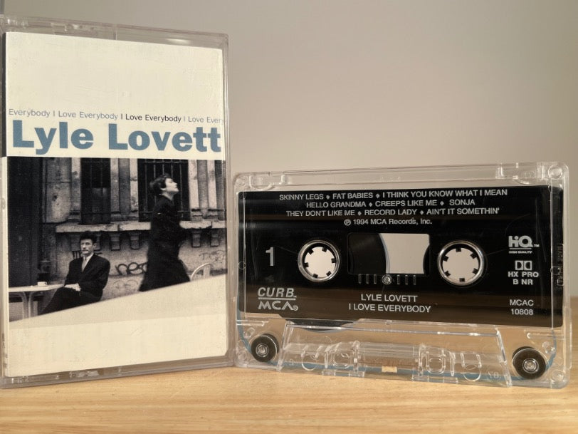 LYLE LOVETT – I Love Everybody – CASSETTE TAPE