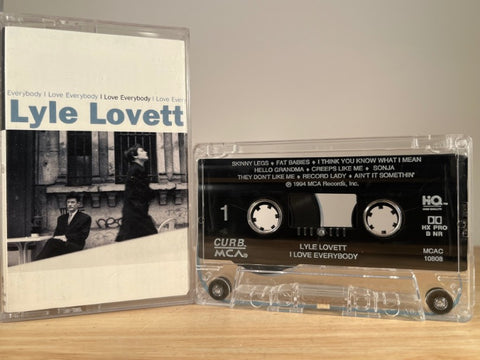 LYLE LOVETT – I Love Everybody – CASSETTE TAPE