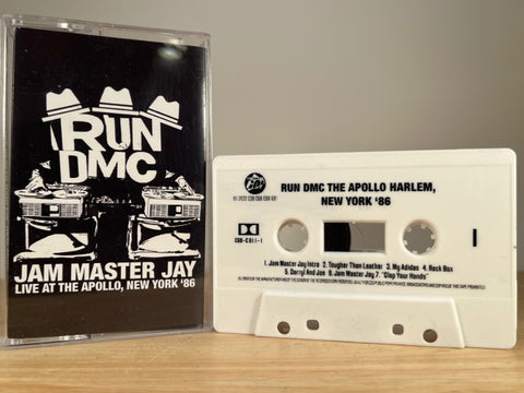 RUN DMC – Jam Master Jay: Live at the Apollo, New York ’86 – CASSETTE TAPE
