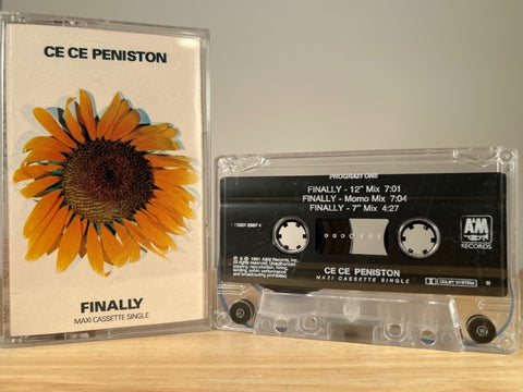 CE CE PENISTON – Finally [cassingle] – CASSETTE TAPE